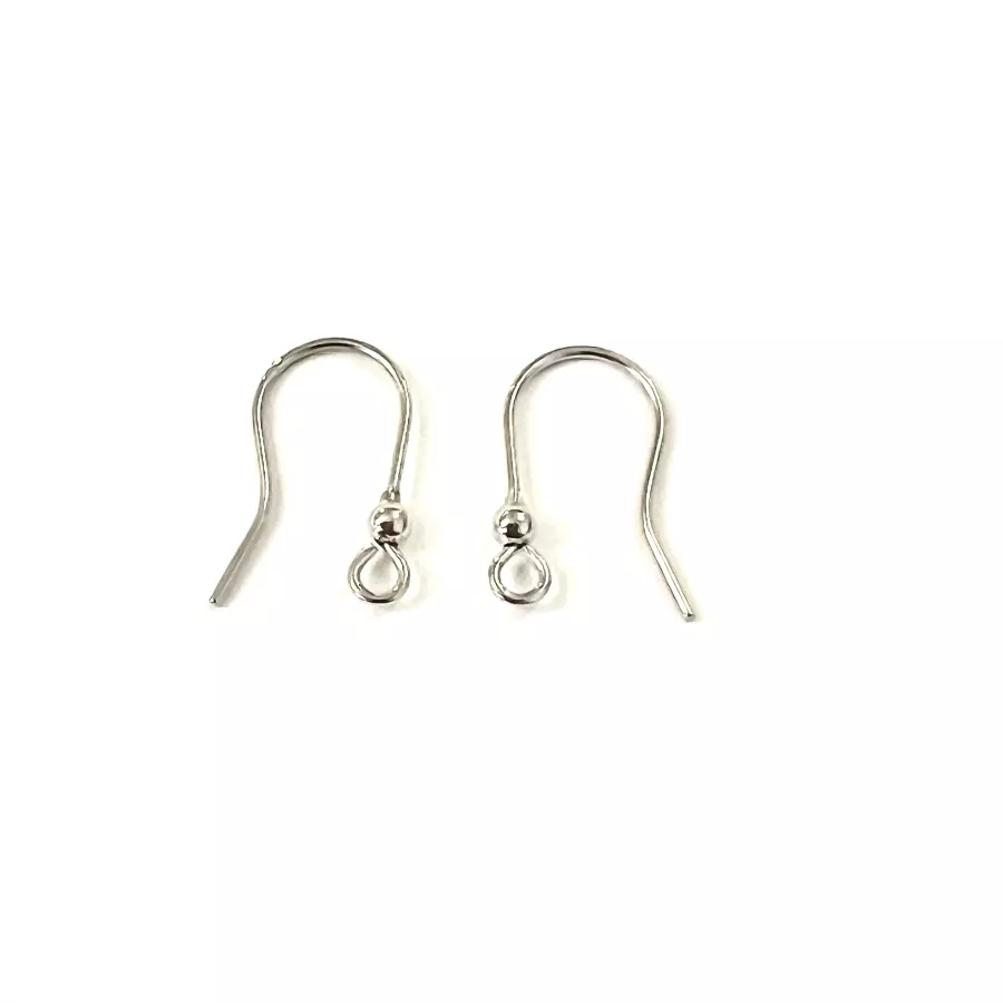 Boucles d'oreilles Americains rhodié