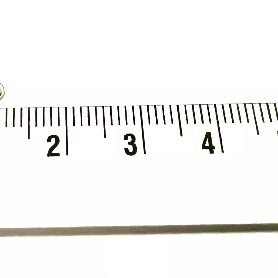 Pendant acier  5 x 12mm avec votre LOGO inclus