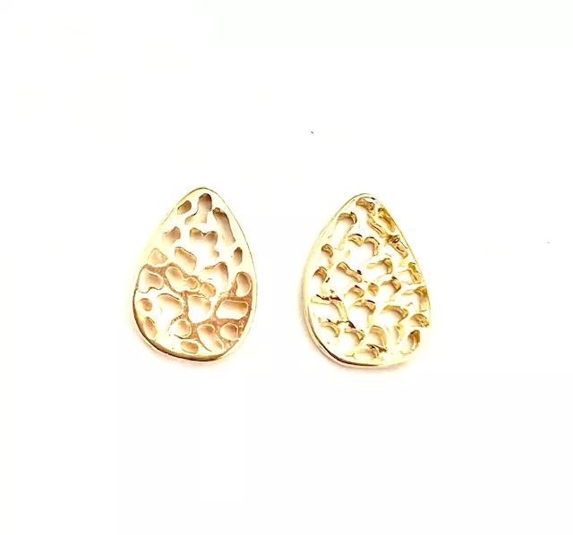 Pendant filgrane doré 17.4 x 12mm