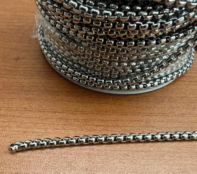 Chaine venitienne en ACIER 4mm