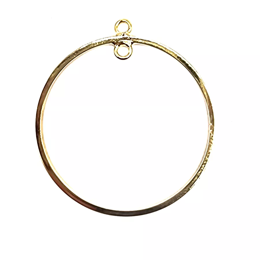 Cercle en laiton doré pour créer BO, petite taille