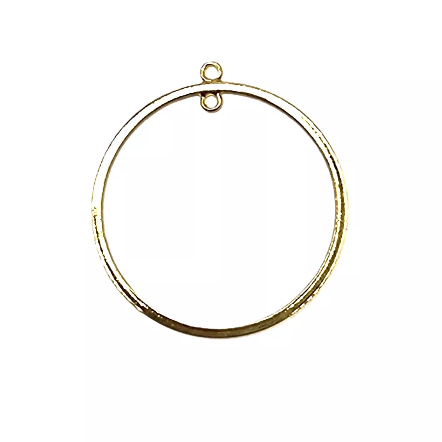 Cercle en laiton doré pour créer BO, taille moyenne