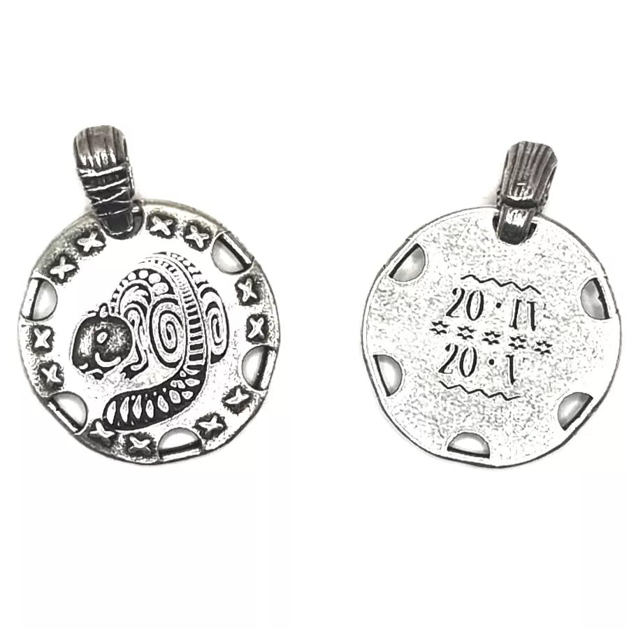 Pendant signe du zodiaque Amérindien castor