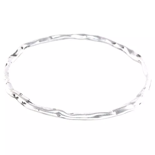 Bracelet en zamac plaqué argent antique à l'unité
