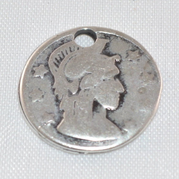 Pendant pièce de monnaie 