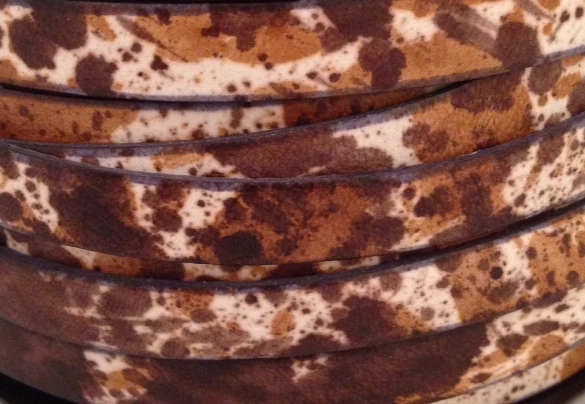 Cuir de veau 10mm avec motif 