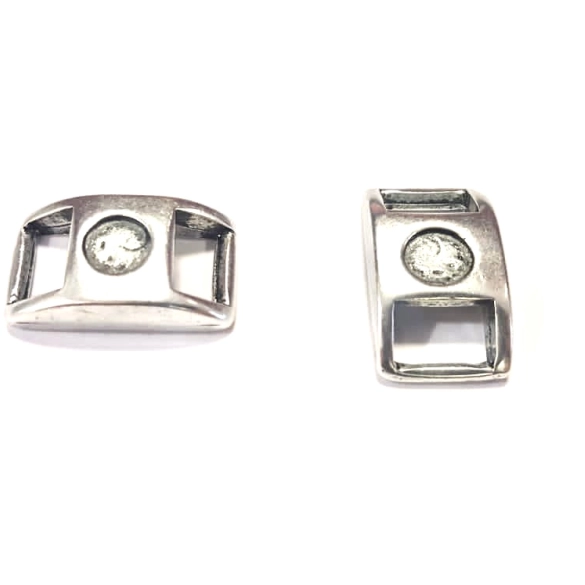 Passant pour cuir 10mm à coller perle, strass ou cuir