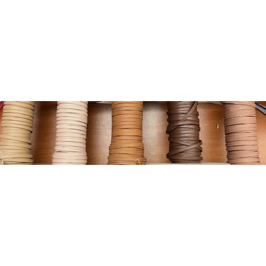 Cuir d'agneau plong 5 mm double coutures