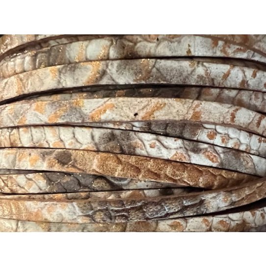 Italian Calf leather 5mm with pattern