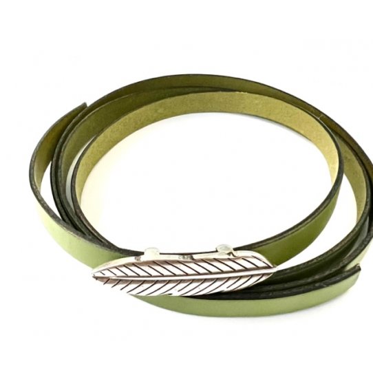 Passant plume pour cuir 10mm 