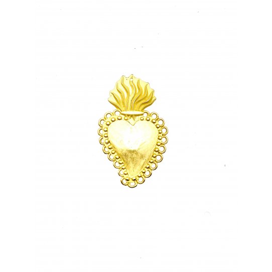 Pendant grand coeur 80 x 46.3mm