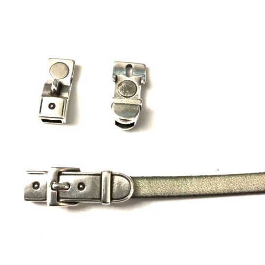 Fermoir aimant en boucle de ceinture 5mm avec scurit