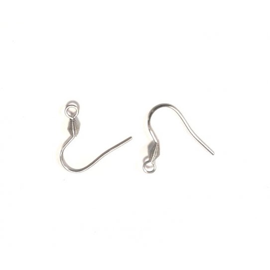 Boucles d'oreilles am�ricaines en acier