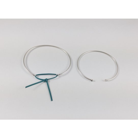 Bracelets jonc plaqu� argent en France 10 microns, ou dor� 1 micron or