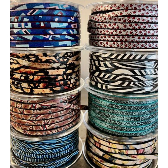 Cuir de veau imprim� en 5mm-NOUVEAUTES