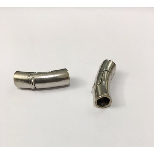 Fermoir aimant� 6mm pour cuir rond