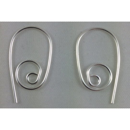 10 Earrings plated 10microns in France
