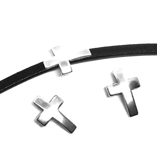 5 loops for cross 5mm flat leather