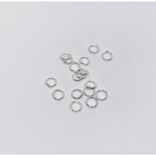 anneaux 6mm fin argent vif  ou or plaqus en France, paisseur 0.6mm