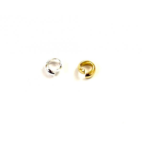 Anneaux pais de 8.5mm plaqus Argent vif ou Or en France