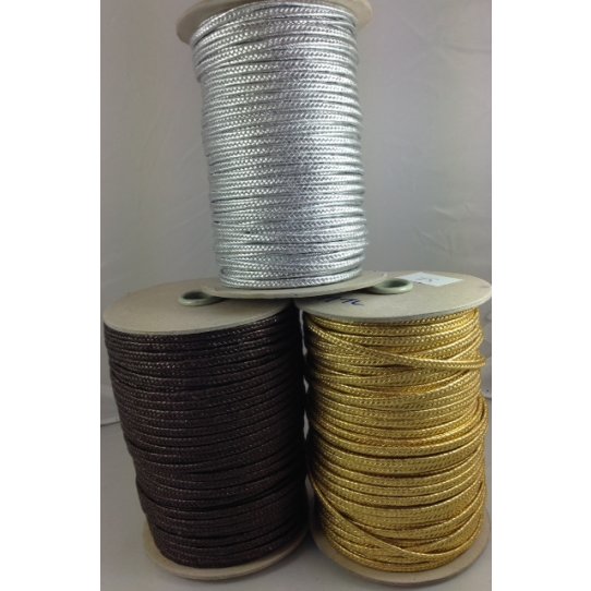 Braided spina di pesce 4.5mm leather cabri