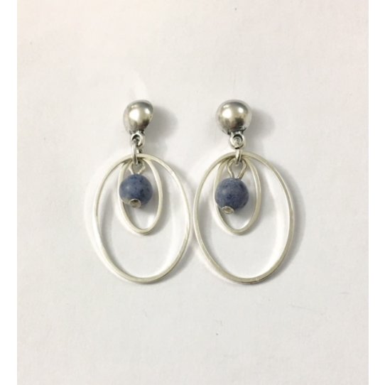 Cercle ovale en laiton 18x25 plaqu� en France Argent 