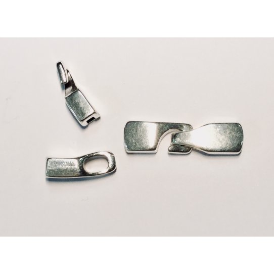 Clasp hook 5mm flat leather