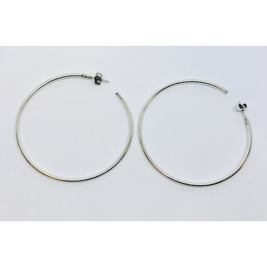 Creole earrings 60mm very big size