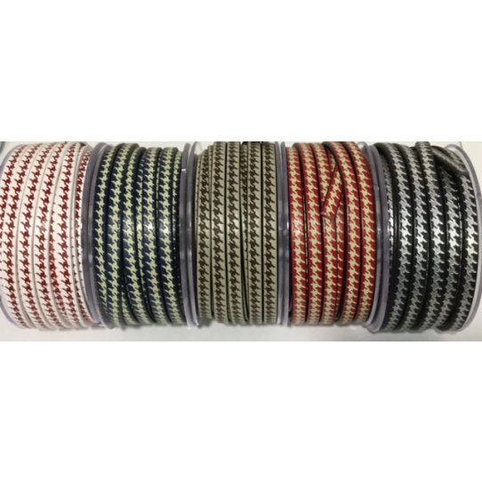 Cuir 5mm pied de poule