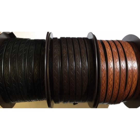 Cuir de veau 8mm avec motif