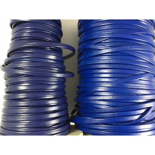 Cuirs 5mm couleurs fonces