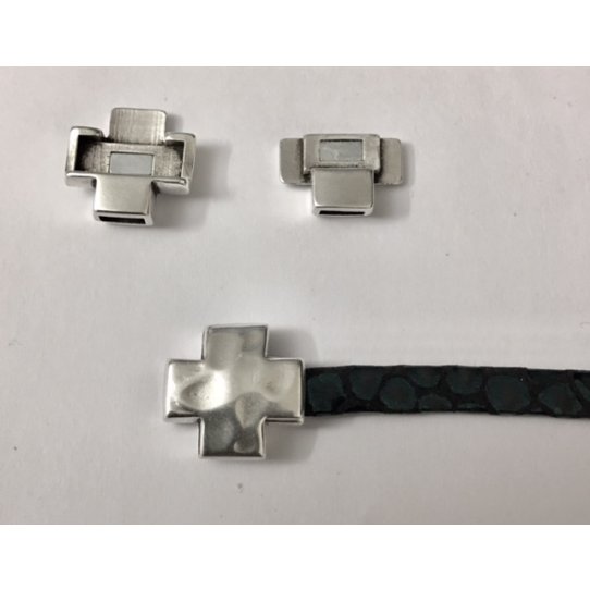 Fermoir aimant croix 5mm