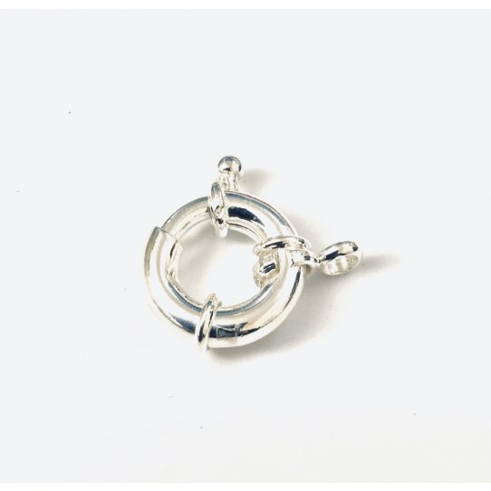 Fermoir Boue  15mm, plaqu 10mic. Argent, 1Mic Or en France