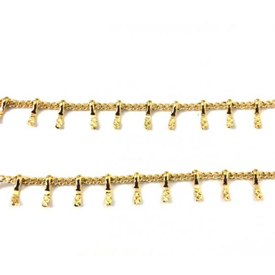 gold plated steel chain