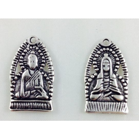 Pendant double face Bouddha