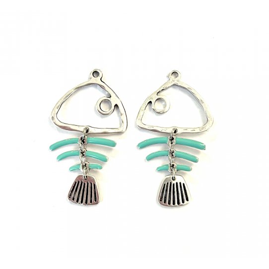 Pendant petit poisson maill