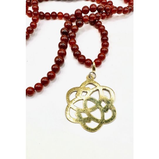 Pendant srnit en laiton plaqu 1micron or FABRICATION FRANCAISE