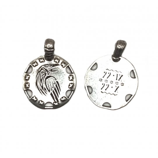 Pendant signe du zodiaque Amrindien corbeau