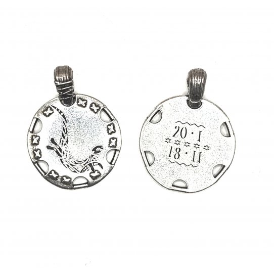 Pendant signe du zodiaque Amrindien loutre