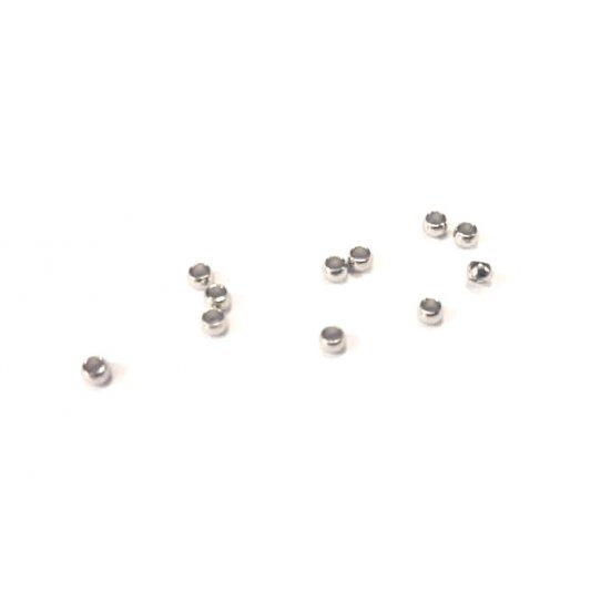 Perles  craser en ACIER 2mm diam int 1,2mm