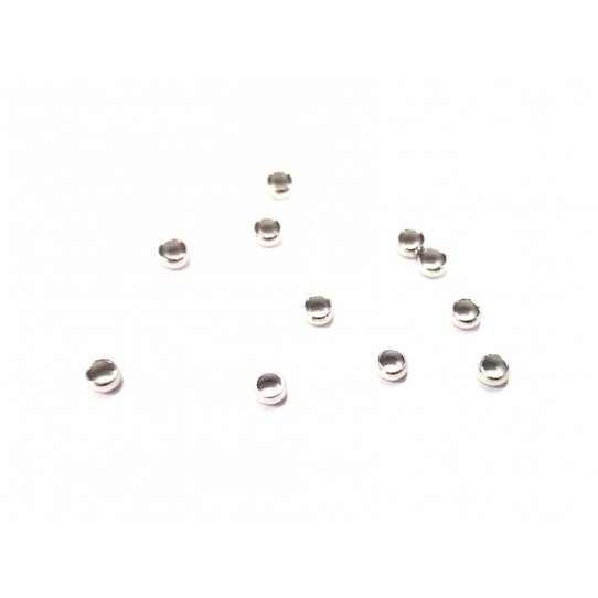 Perles  craser en ACIER 3mm diam int : 2mm