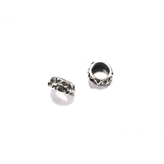 Perles avec motif diamtre 5,90mm