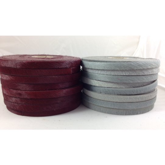 Plain Furry leather or pattern 10mm