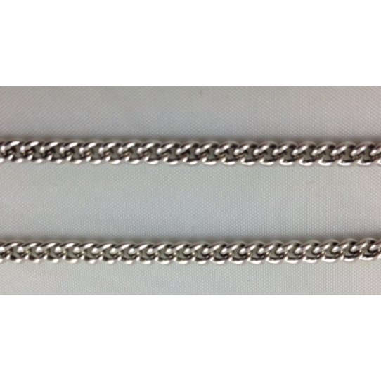 Plated brass curb chain 13 microns in France