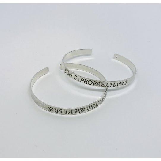 Silver plate brass bracelet 